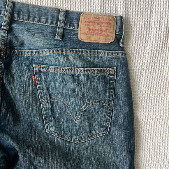 Levi's Men's 569 Straight Fit loose 100% Cotton Jeans sz 38 - Picture 9 of 11